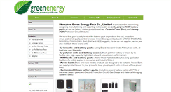 Desktop Screenshot of greenergytek.com