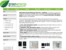 Tablet Screenshot of greenergytek.com